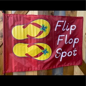 Beach Flag Blanket Marker, Flip Flop theme Red